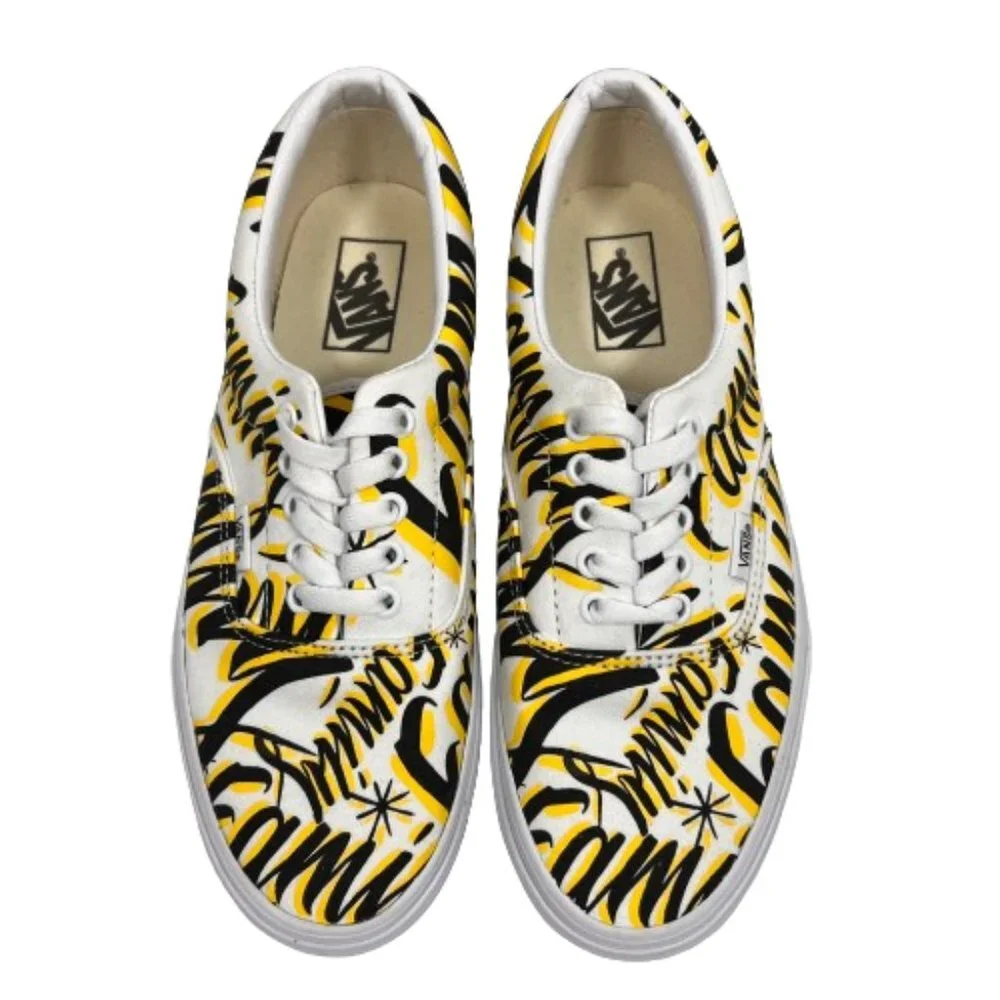 Vans Family Era Off the‎ Wall Skater Sneakers Womens Size 10.5 Mens Size 9 Art